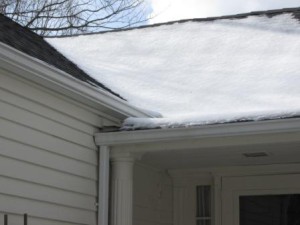 snowy roof